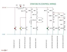 Star Delta Starter Diagramme de commande capture d'écran 1