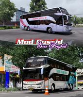 Mod Bussid Bus Tingkat plakat