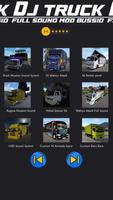 Dj Truck Full Sound Mod Bussid captura de pantalla 3