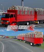 Mod Truck Gayor Muat Kayu الملصق