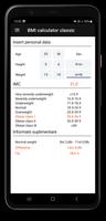 BMI calculator classic screenshot 1