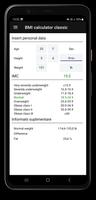 BMI calculator classic screenshot 2