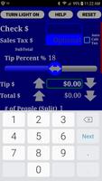 Restaurant Tip Split Calc Pro Affiche