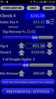 Restaurant Tip Split Calc Pro capture d'écran 3
