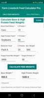 Farm Feed Protein Mix Calc Pro capture d'écran 1