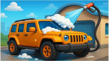 Car Wash Makeover: Repair Auto الملصق