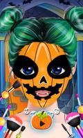 برنامه‌نما Cute Girl Halloween Makeup Art عکس از صفحه