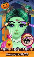 برنامه‌نما Cute Girl Halloween Makeup Art عکس از صفحه