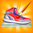 Sneakers Color Art Design Game icône