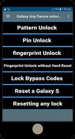 Galaxy Any Device unlock Tricks ポスター