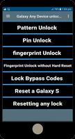 Galaxy Any Device unlock Tricks Affiche