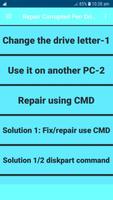 Repair Corrupted Pen Drive or SD Tricks โปสเตอร์