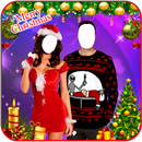 Couple Christmas Photo Suit Ne APK