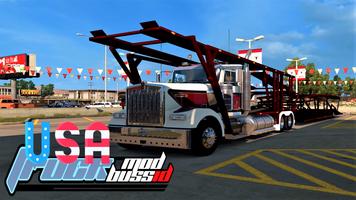 USA Truck Mod Bussid poster