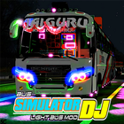 Bus Simulator Dj Light Bus Mod icono