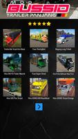 Mod Bussid Trailer Panjang captura de pantalla 1