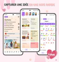 Bloc Note : Notes Mémo Notepad Affiche