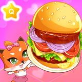 Kochen von Fast-Food-Spielen Zeichen