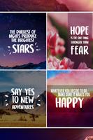 Poster Happy Life Quotes