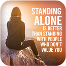 Hidden Feeling Quotes - Being Alone Quotes APK
