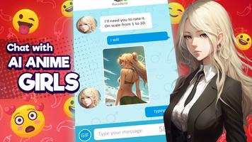 Anime Girlfriend - AI Chat Affiche