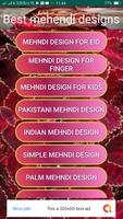 Latest best mehndi design 2019 الملصق