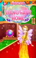 Long Hair Princess Fashion Salon Cartaz