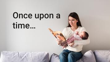 Poster Bedtime stories for kids. Read