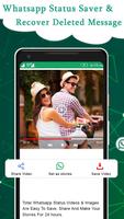 برنامه‌نما Status saver for Whatsapp & View Deleted Messages عکس از صفحه
