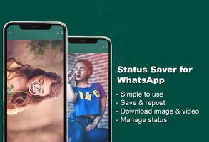 Staus saver :  Status downlaoder الملصق