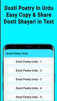 Dosti Poetry Urdu-poster