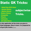 Static GK Tricks Subjectwise  