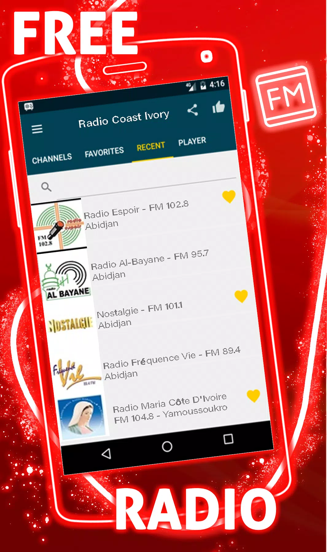 Côte-d'Ivoire Radio en ligne APK pour Android Télécharger