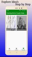 Drawing Anime Couple Ideas capture d'écran 1