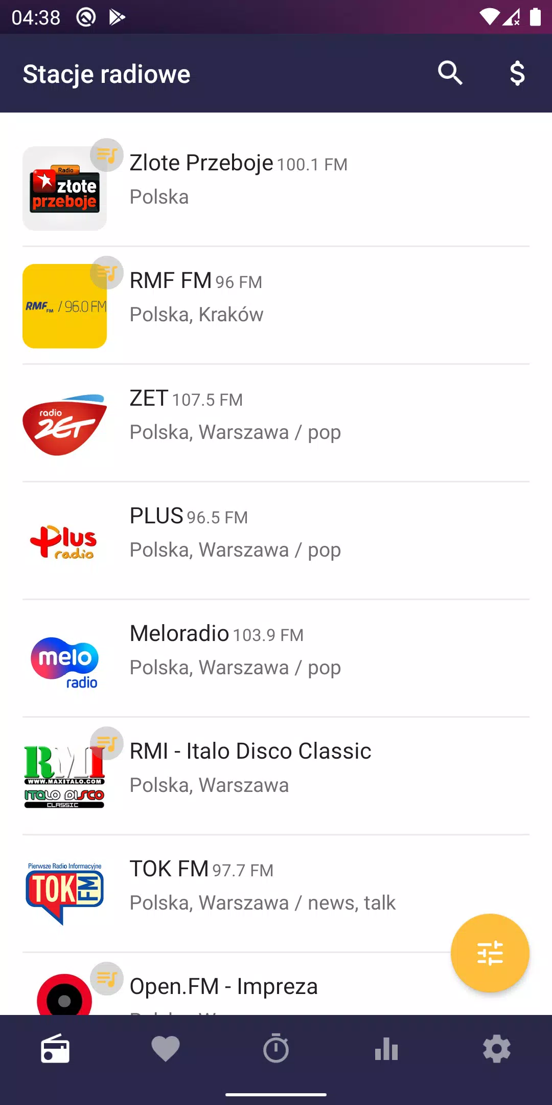 Radio internetowe APK do pobrania na Androida