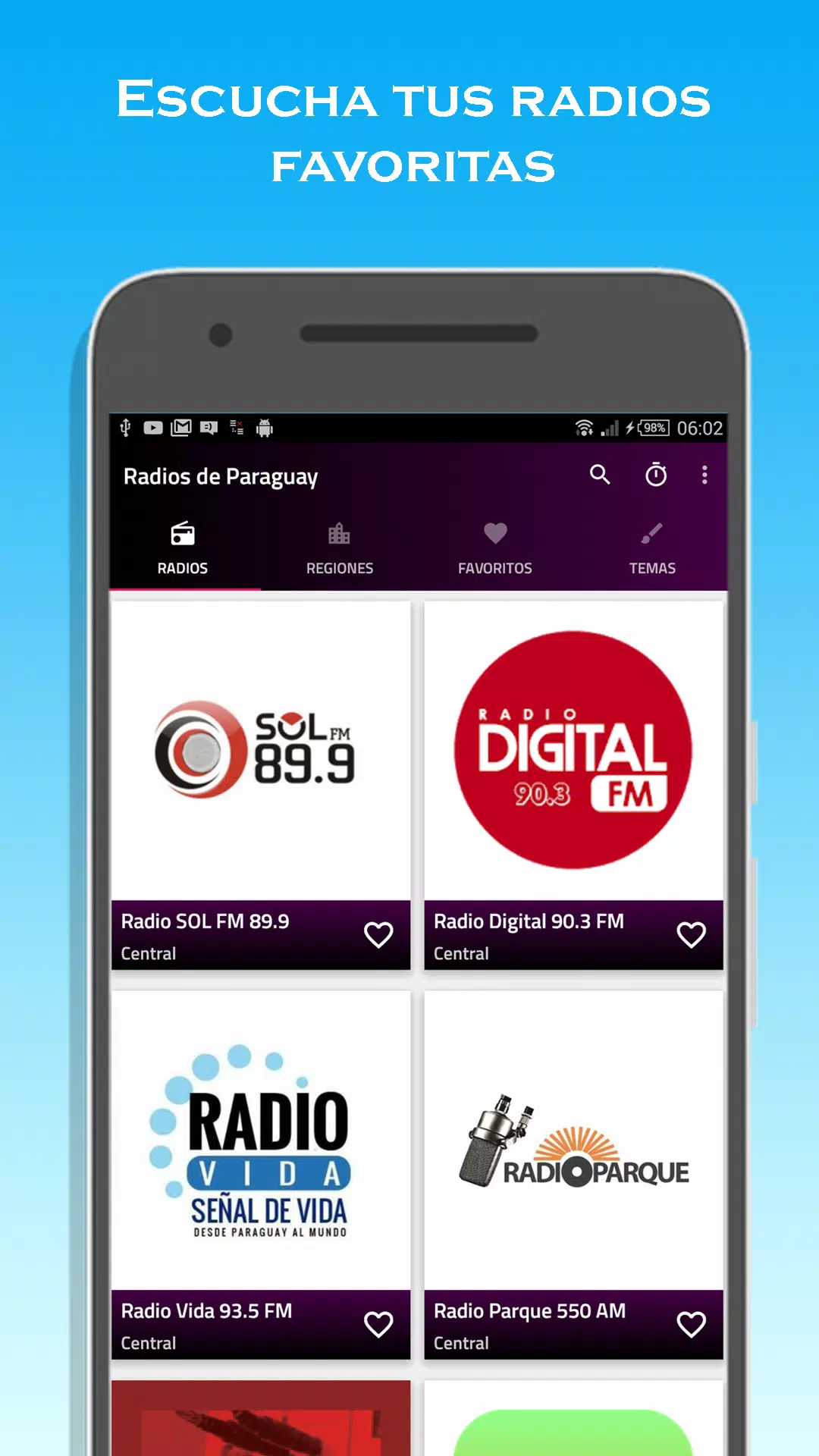 Descarga de APK de Radios de Paraguay en Vivo Gratis para Android