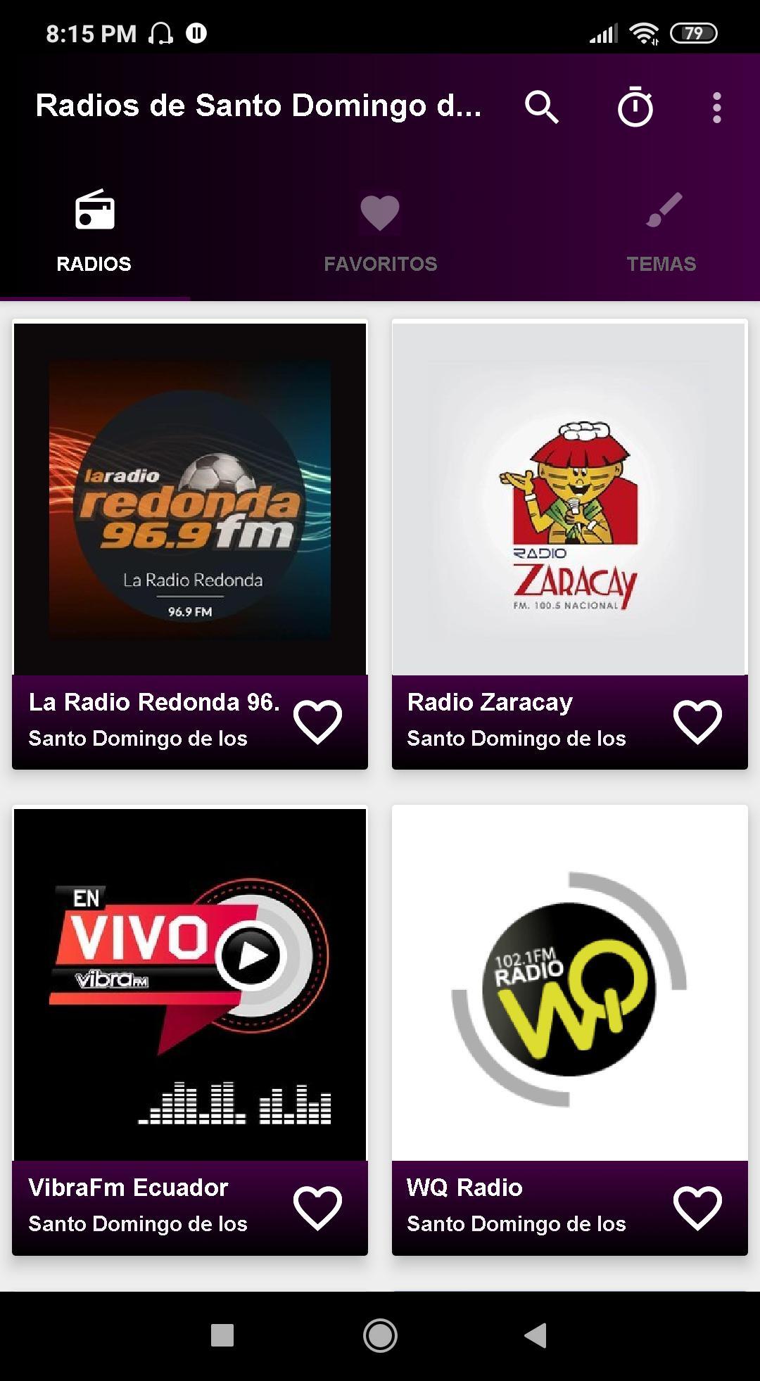 Radios de Santo Domingo de los Tsáchilas Ecuador APK للاندرويد تنزيل
