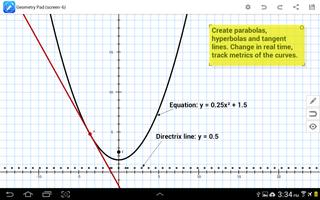 برنامه‌نما Geometry Pad عکس از صفحه