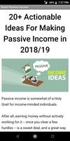 18 Online Passive Income Ideas Affiche