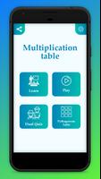 Multiplication table Plakat