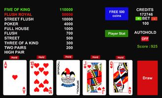 Poker Jolly Card پوسٹر