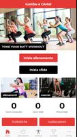 Poster Esercizi gambe e glutei tonici