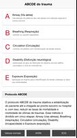 ABCDE do trauma Cartaz