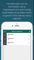 Migraine dagboek screenshot 3