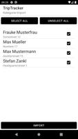 TripTracker Category Import captura de pantalla 1