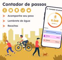Contador de Passos e Pedômetro Cartaz
