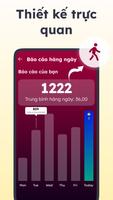 đếm bước chân đi bộ: chạy bộ ảnh chụp màn hình 2