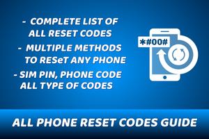 Reset Codes for Any Mobile and Sim Unlock Guide Affiche