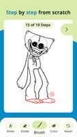 Huggy Wuggy Draw Step By Step imagem de tela 3