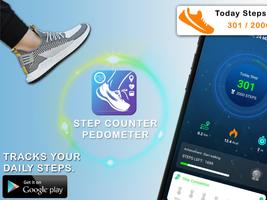 Steps Counter – Pedometer – Water Reminder الملصق